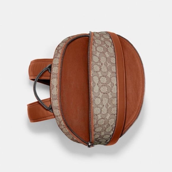 Coach X Tom Wesselmann Charter Backpack In Signature Textile Jacquard NWT - Picture 11 of 15